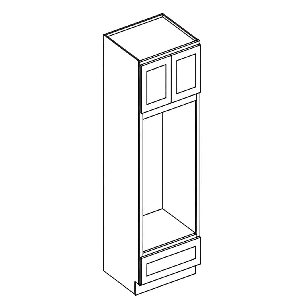 Pantry Cabinets — 33"W x 96"H - Kingston Coffee Glazed