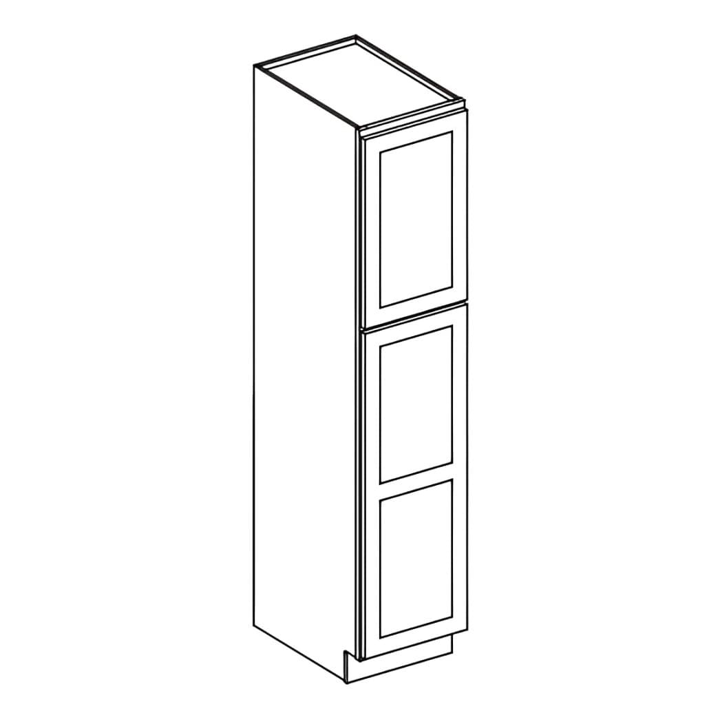 Pantry Cabinets — 18"W x 96"H - Kingston Coffee Glazed
