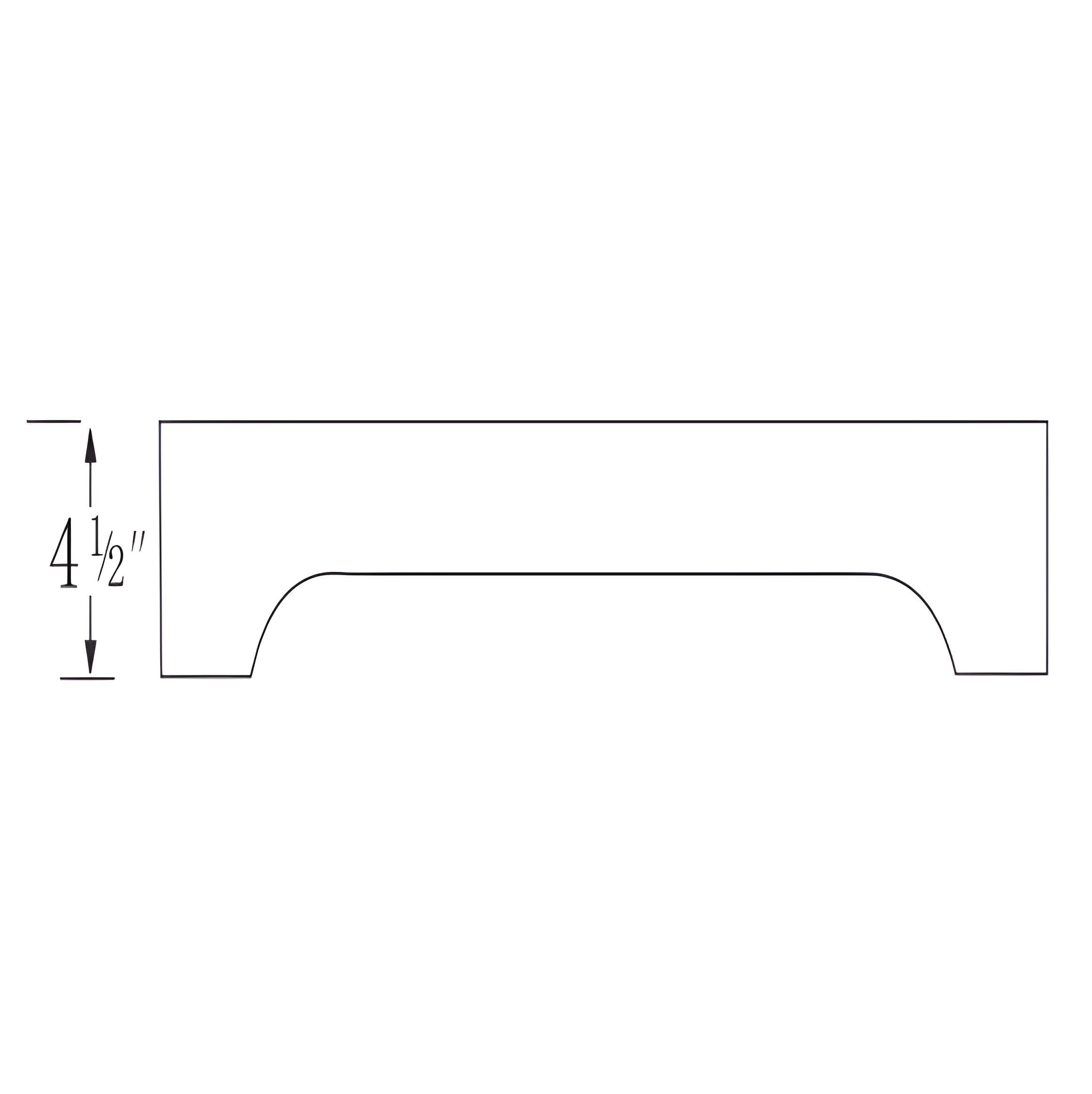 Ccm8 4 1/2 — 24"W - Kingston Coffee Glazed