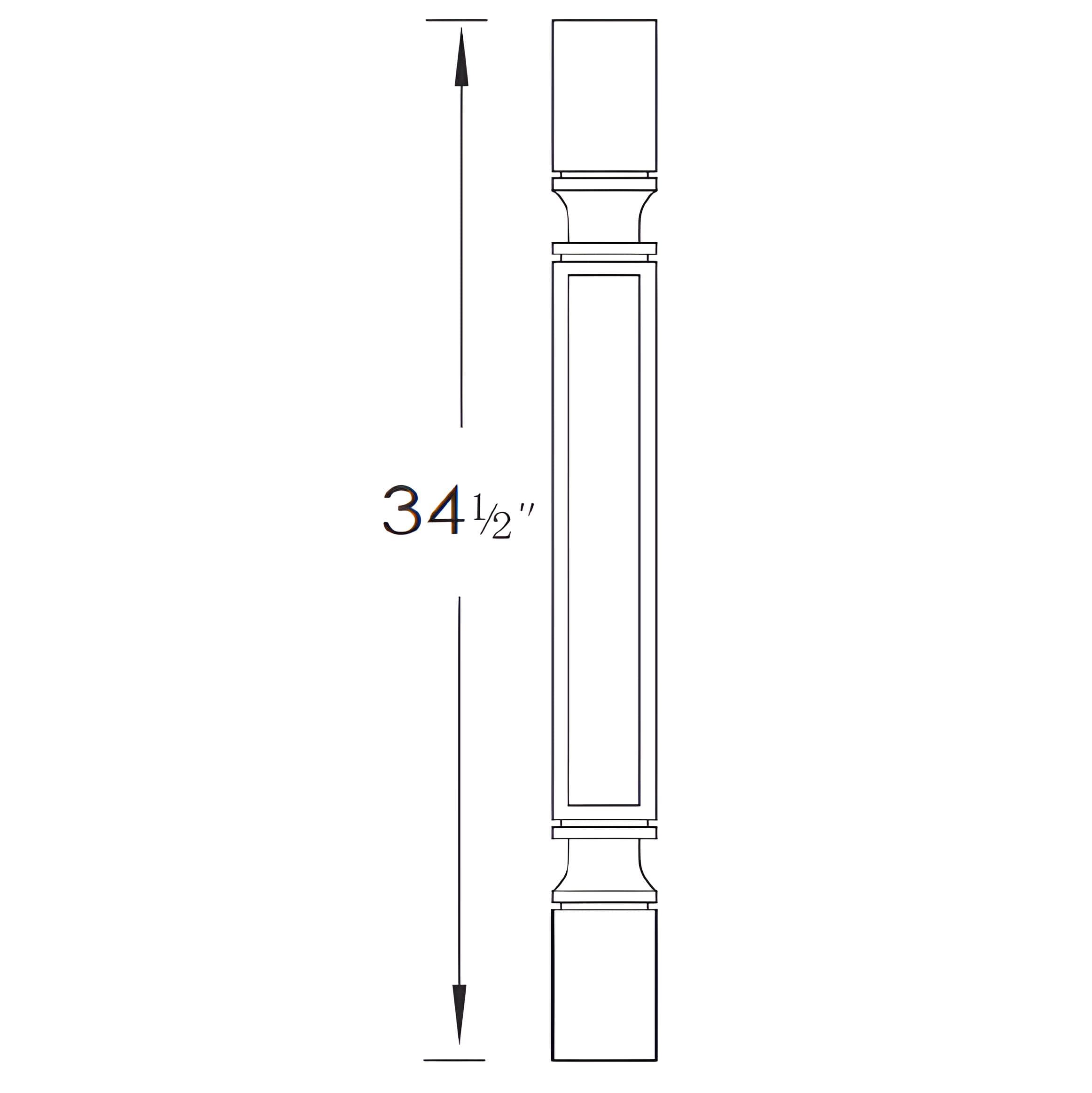 Ccm8 4 1/2 - Kingston White Shaker