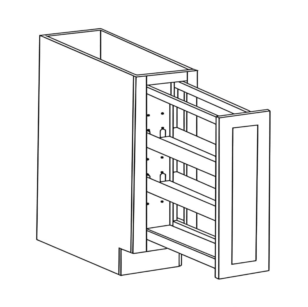 Base Cabinets — 9"W - Kingston Coffee Glazed