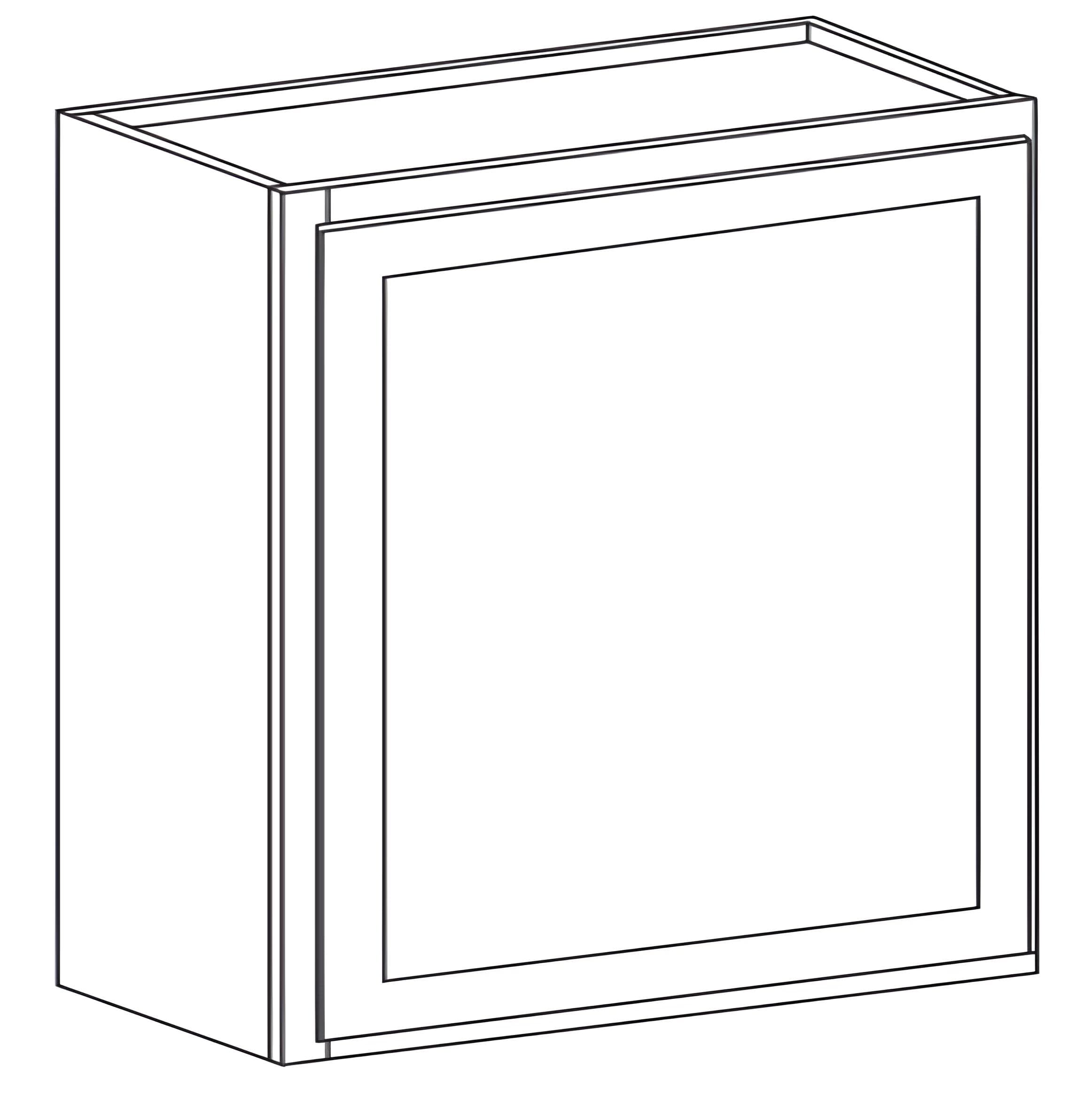 Wall Cabinets — 18"W x 42"H - Kingston Coffee Glazed